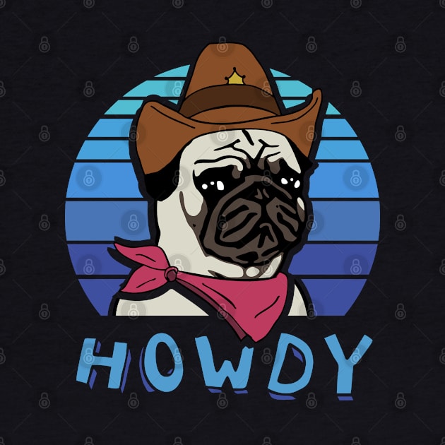 Aesthetic Howdy Pug by FandomizedRose